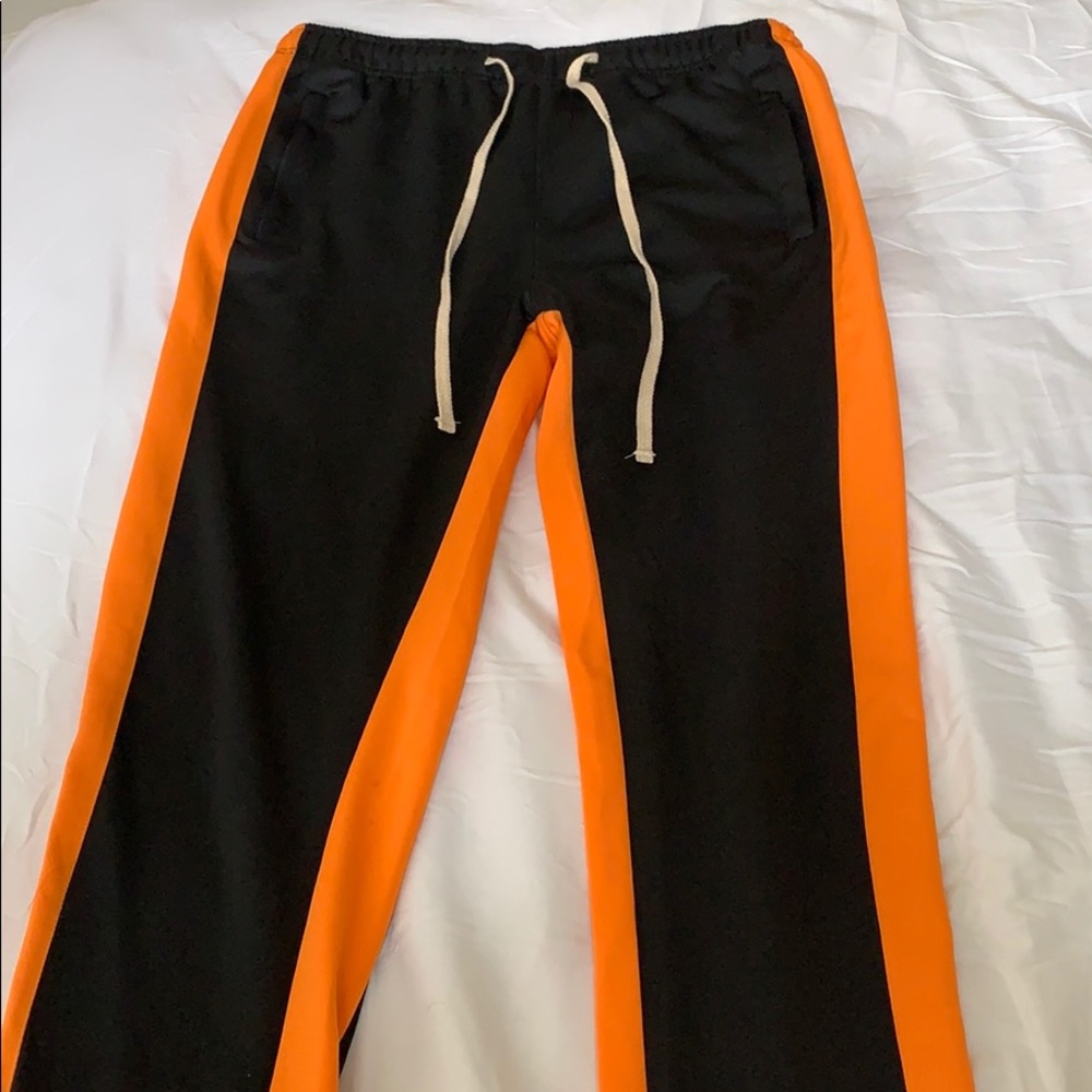 Black & Yellow Track Pants